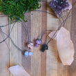 Crystal Mushroom Macrame Necklace