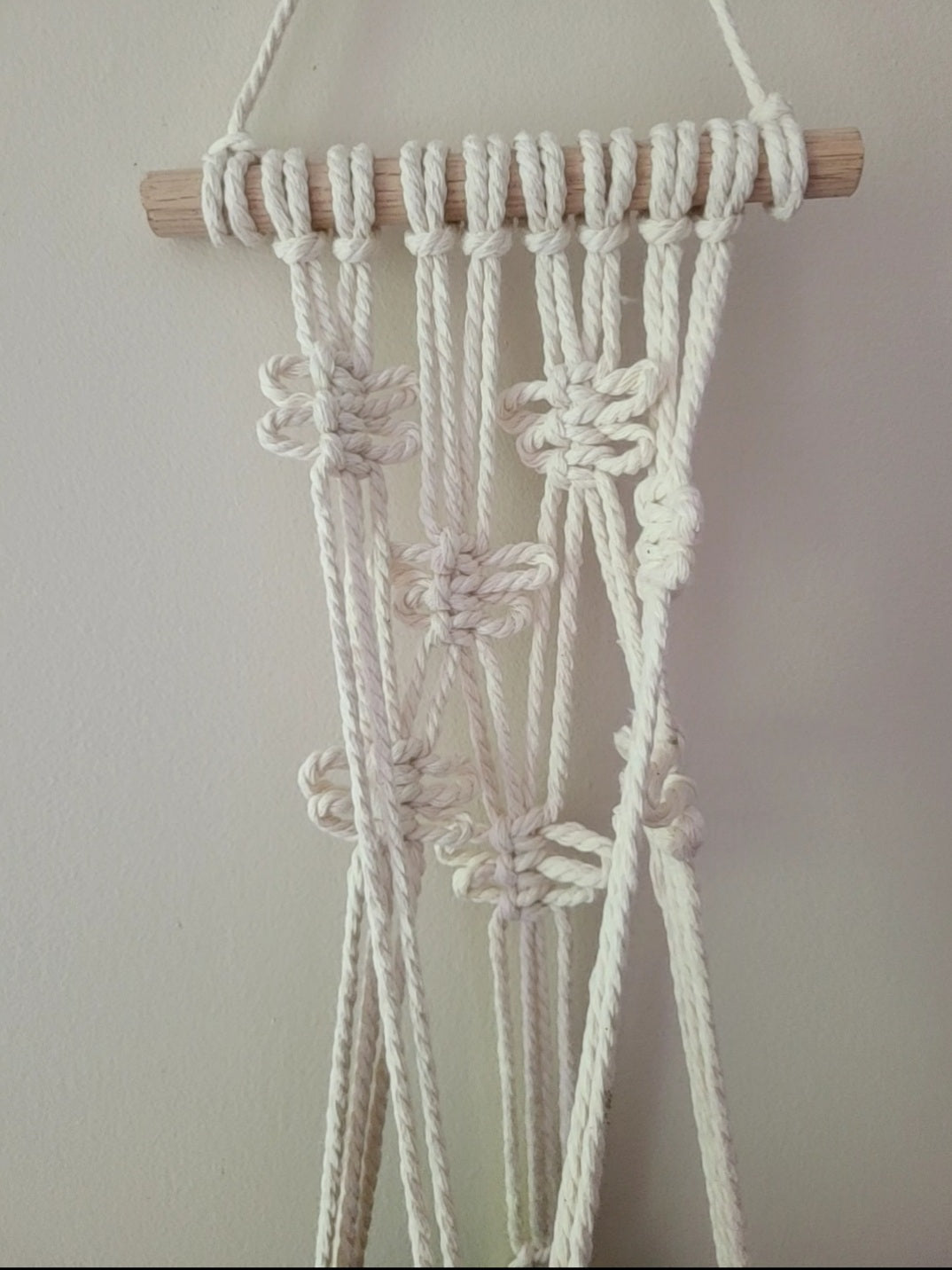 butterfly macrame plant hanger Macrame Plant Hanger with moth/ butterfly knots