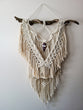 Twisted Branch Macrame Wall Hanging with Amethyst
