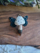 Butterfly Clay Mushroom Pendant with Citrine - Ethereal Fairy