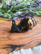 Clay Snail with Tigers Eye Shell